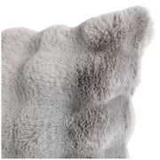 Luxe faux fur cushion 55 x 55cm grey V178-67280