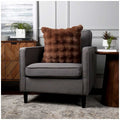 Luxe Faux Fur Cushion 55 x 55cm Light Brown V178-67283