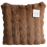 Luxe Faux Fur Cushion 55 x 55cm Light Brown V178-67283