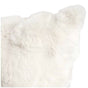 Luxe faux fur cushion 55 x 55cm ivory V178-67285