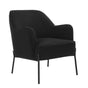 Hugo upholstered armchair black V178-67287