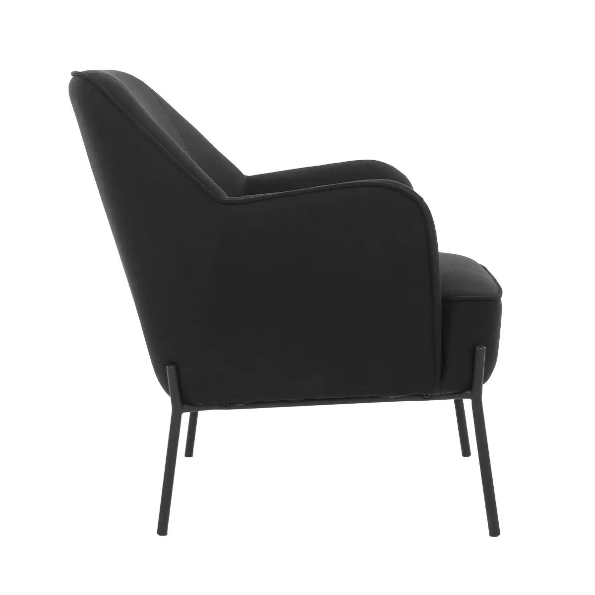 Hugo upholstered armchair black V178-67287