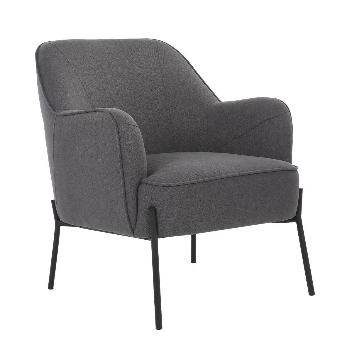 Upholstered Armchair Dark Grey V178-67288