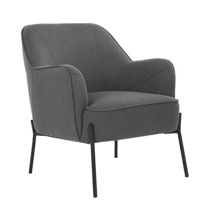 Upholstered Armchair Dark Grey V178-67288
