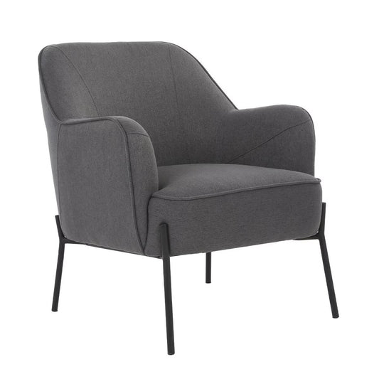 Upholstered Armchair Dark Grey V178-67288