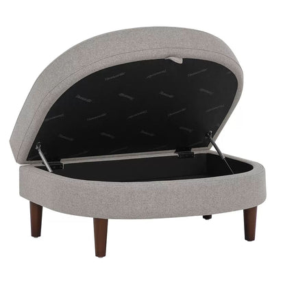 Accent Chair with Storage Ottoman V178-67292