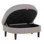 Accent Chair with Storage Ottoman V178-67292