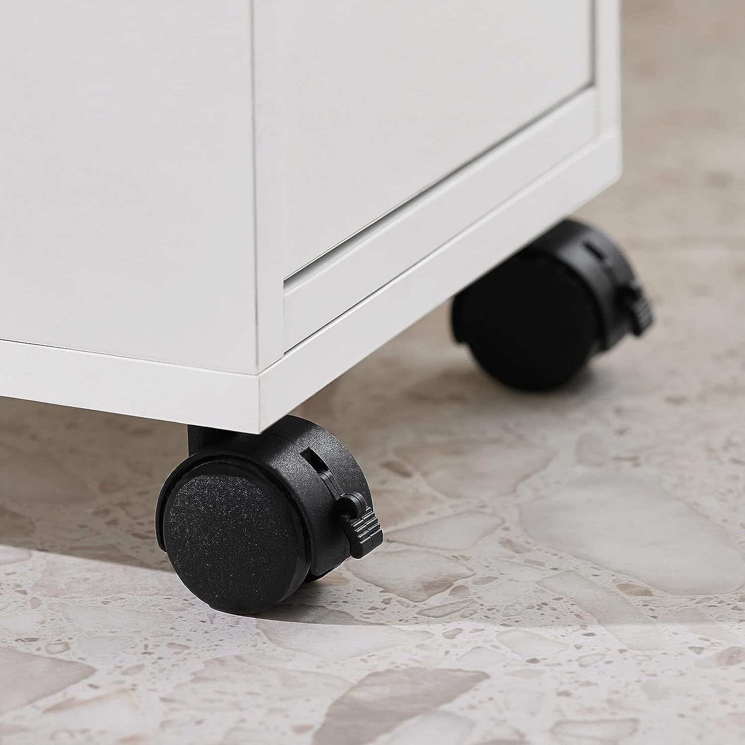 Storage Cart Narrow Cabinet Wheels Tray Drawers V178-67884
