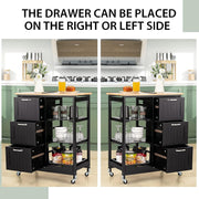 Kitchen Island Cart with Storage, Drawers, Shelves V178-68284