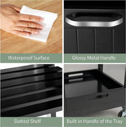 Kitchen Island Cart with Storage, Drawers, Shelves V178-68284