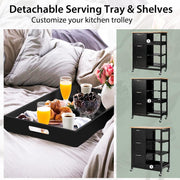 Kitchen Island Cart with Storage, Drawers, Shelves V178-68284