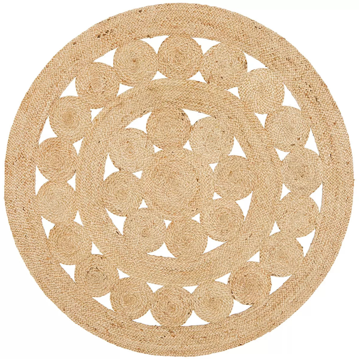 Atrium pilu natural rug 150 x 150cm V178-68910