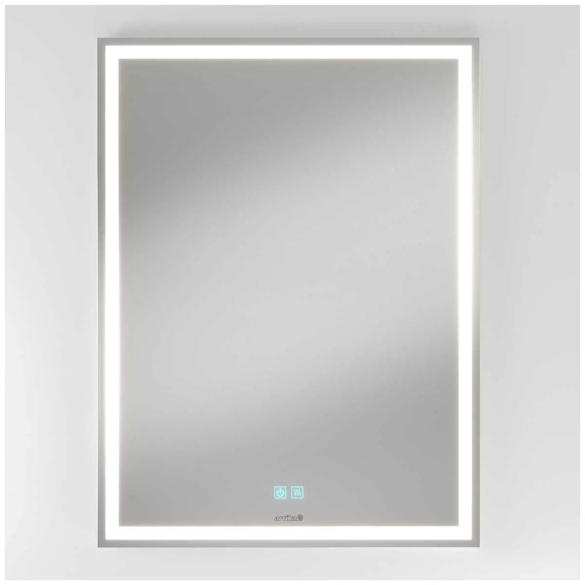 Aurea integrated led plug in wall mirror V178-68915
