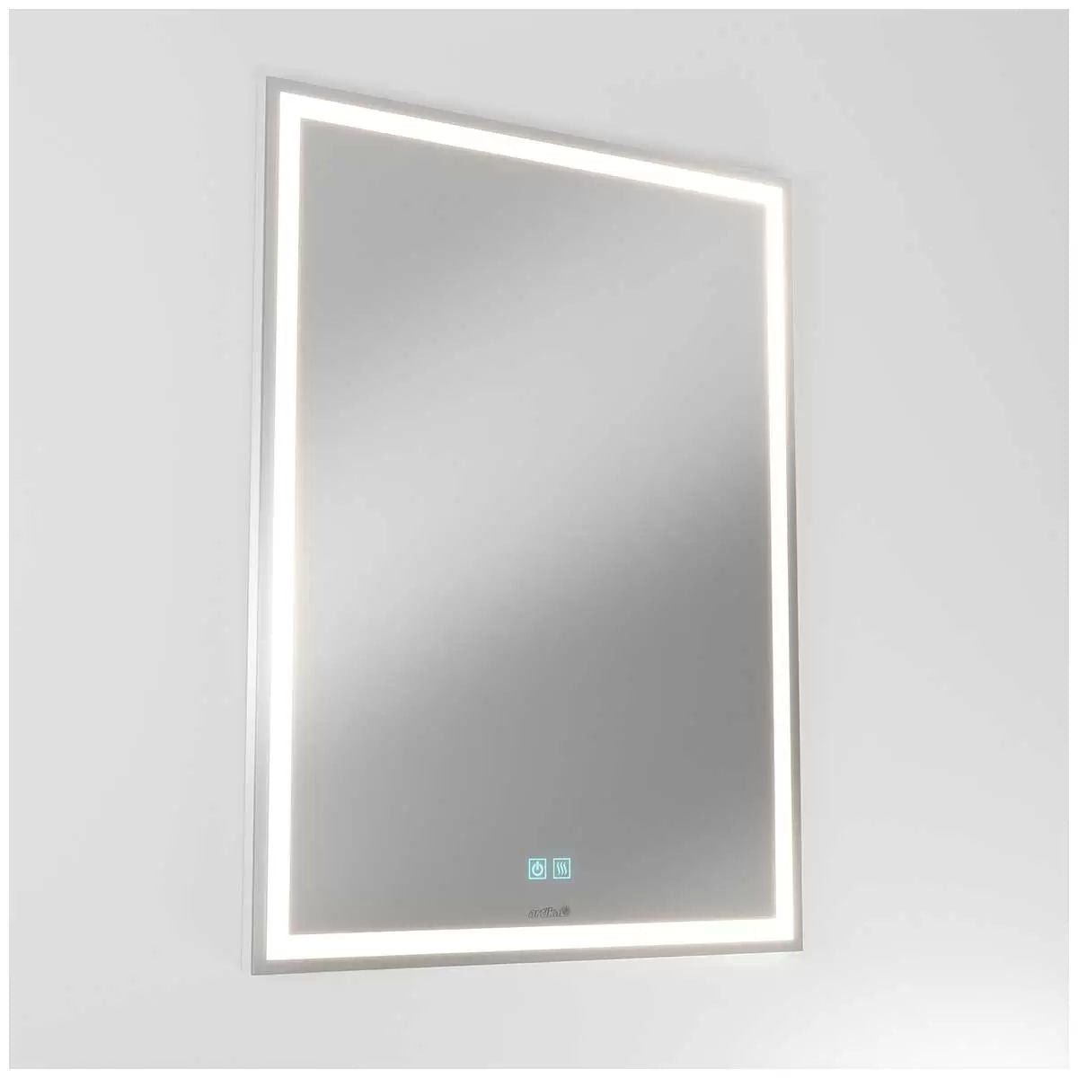 Aurea integrated led plug in wall mirror V178-68915
