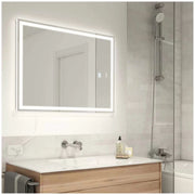 Aurea integrated led plug in wall mirror V178-68915