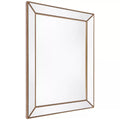 Zeta wall mirror large antique gold V178-68917