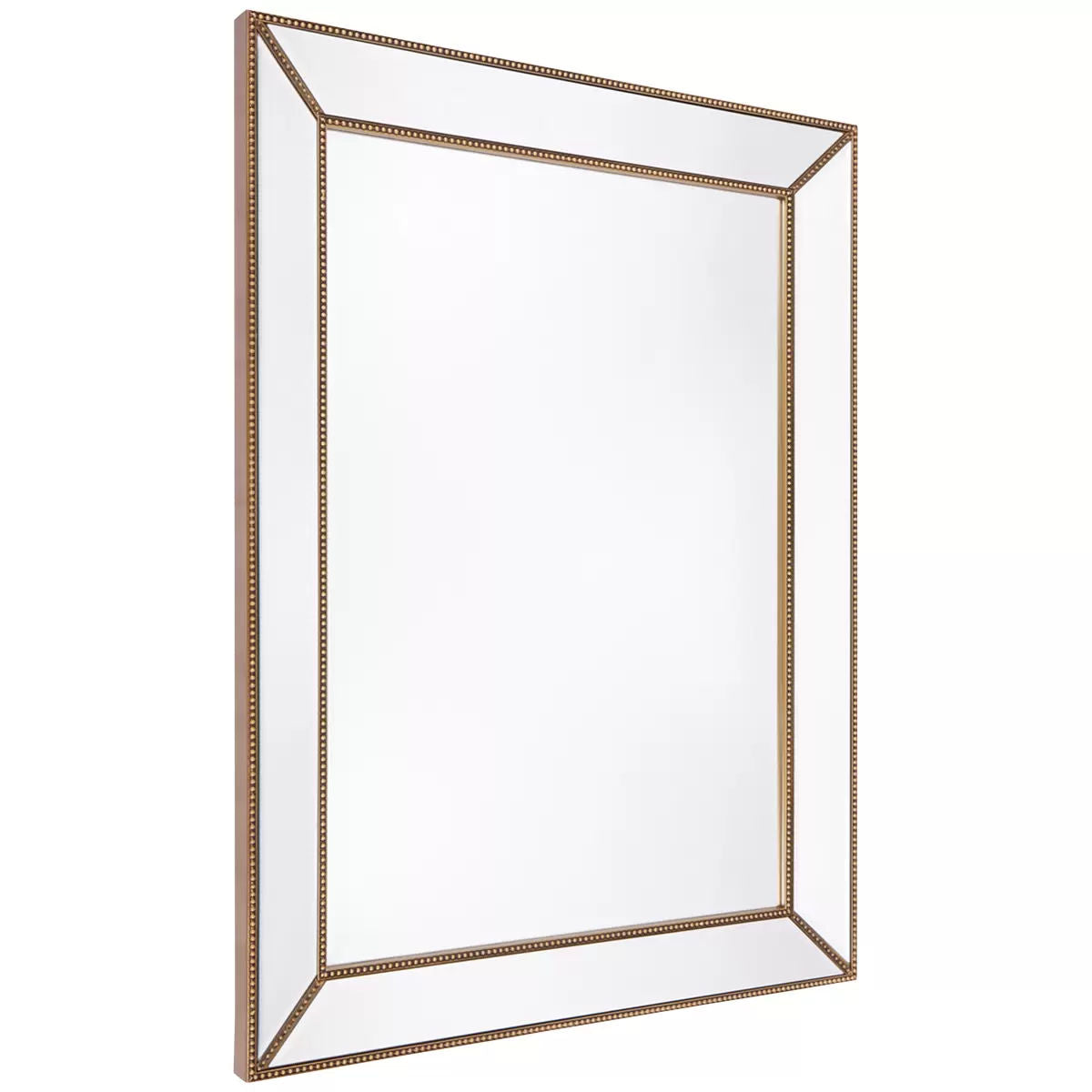 Zeta wall mirror large antique gold V178-68917