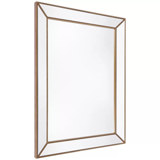 Zeta wall mirror large antique gold V178-68917