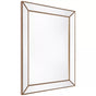 Zeta wall mirror large antique gold V178-68917