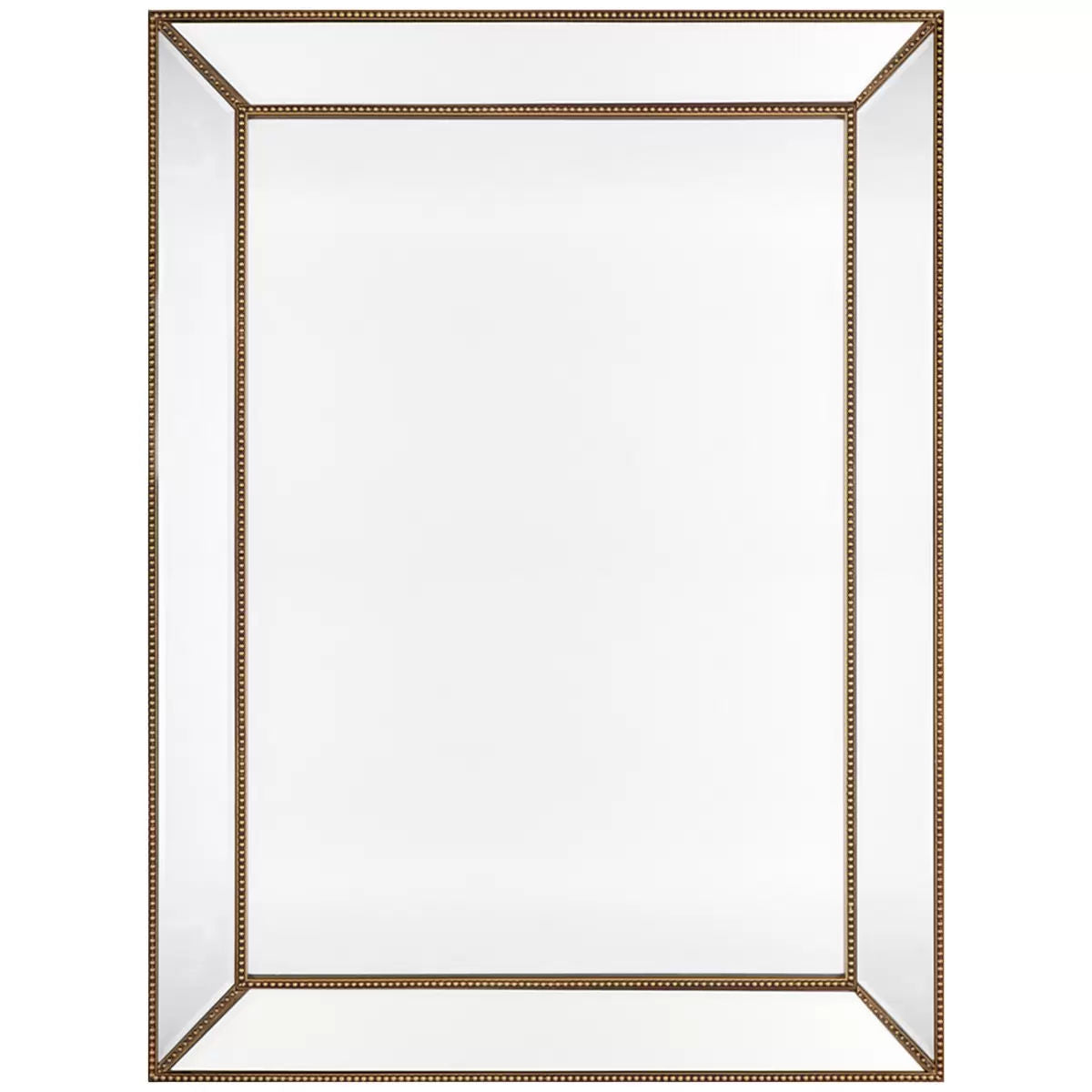 Zeta wall mirror large antique gold V178-68917