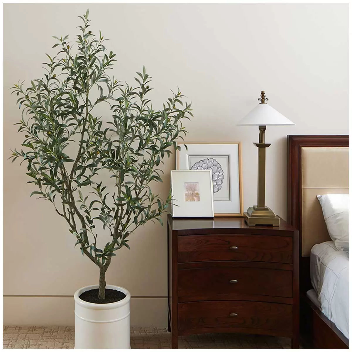Artificial Olive Tree In French Crock Pot 2M V178-68922