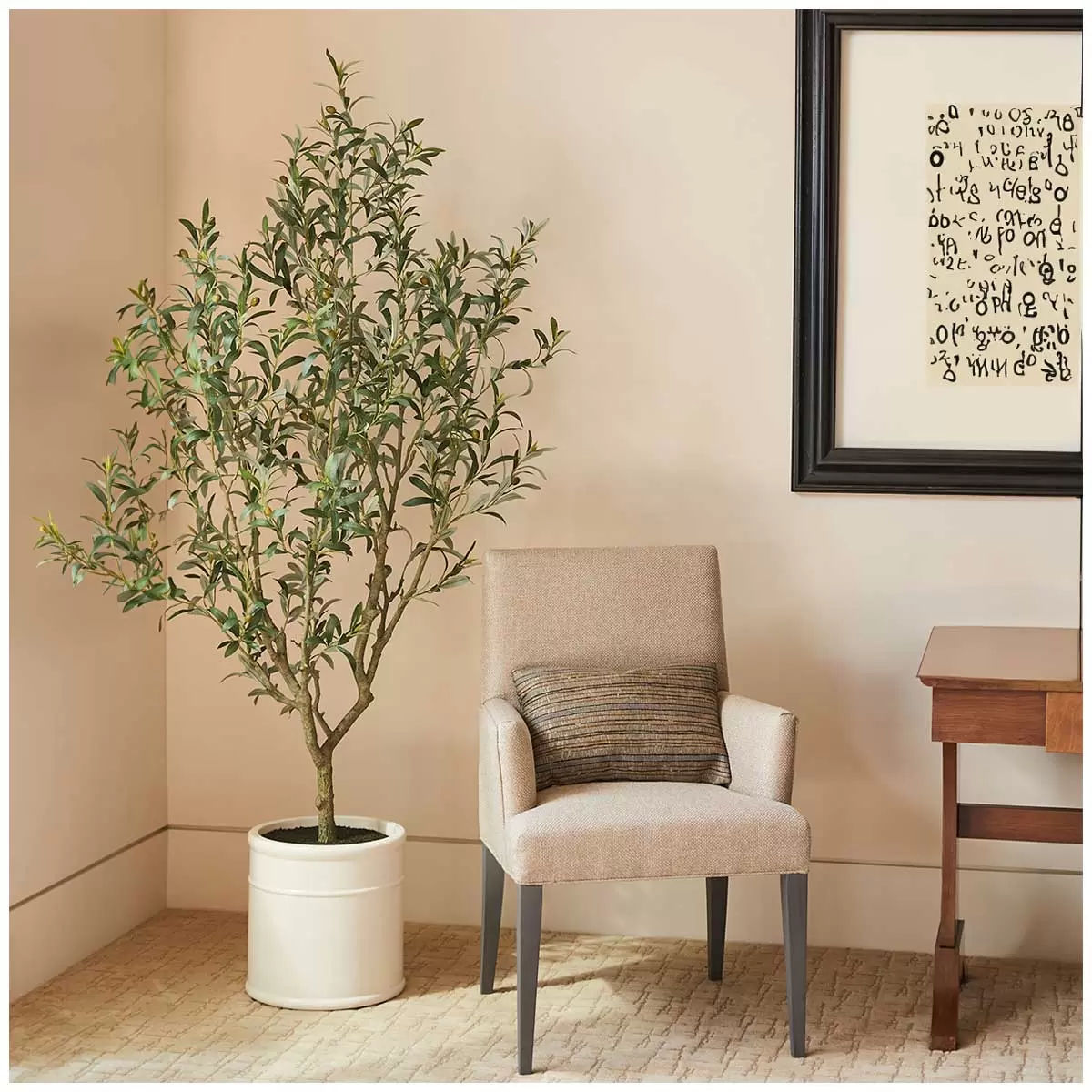 Artificial Olive Tree In French Crock Pot 2M V178-68922