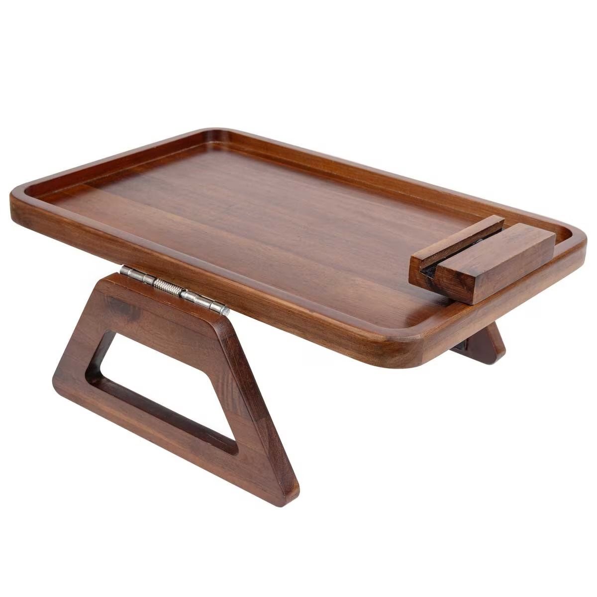 Smart Design Acacia Sofa Armrest Tray V178-68924