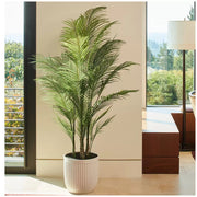 Artificial Palm Tree In Ribbed Pot 2M V178-68925