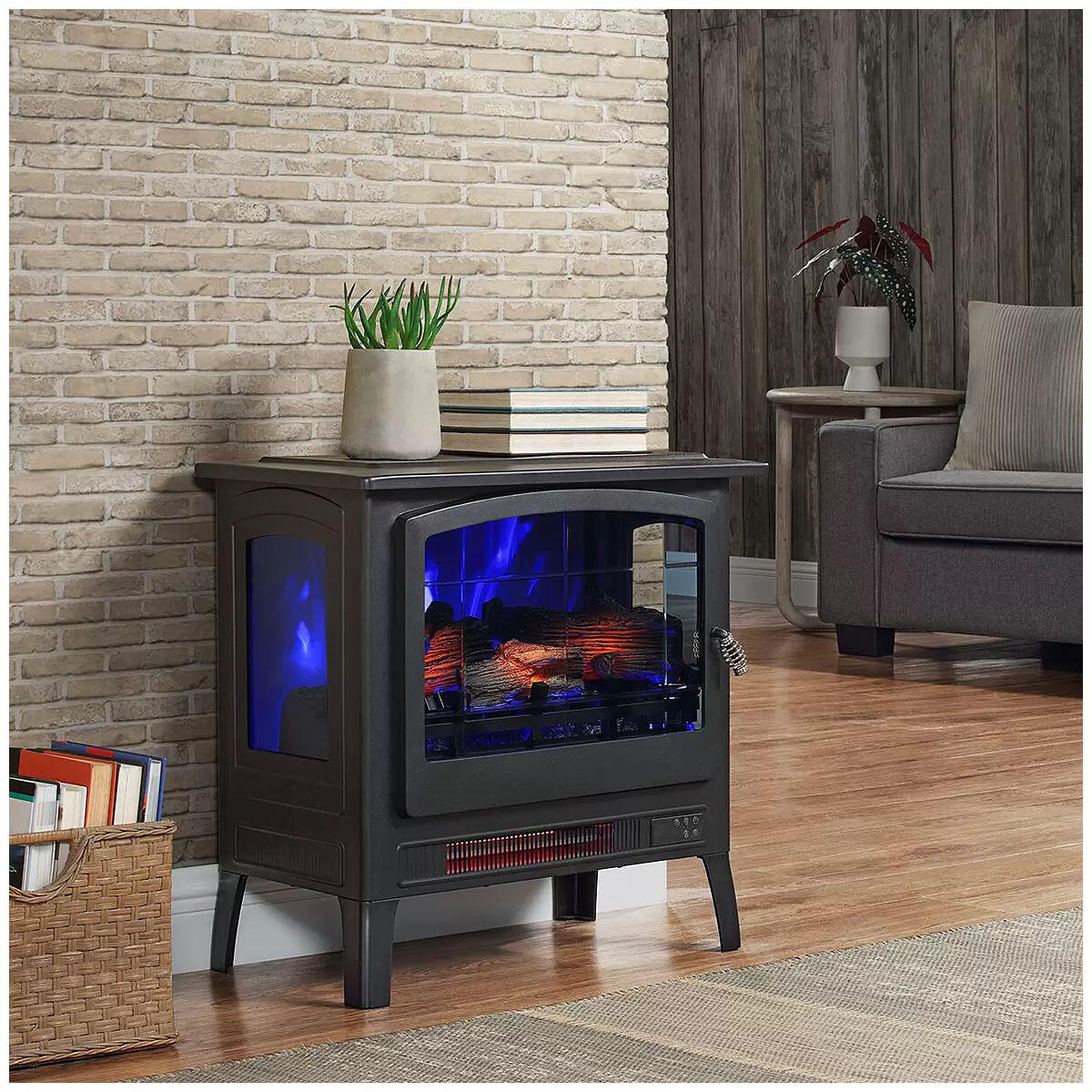 Infrared electric fireplace stove heater V178-68929