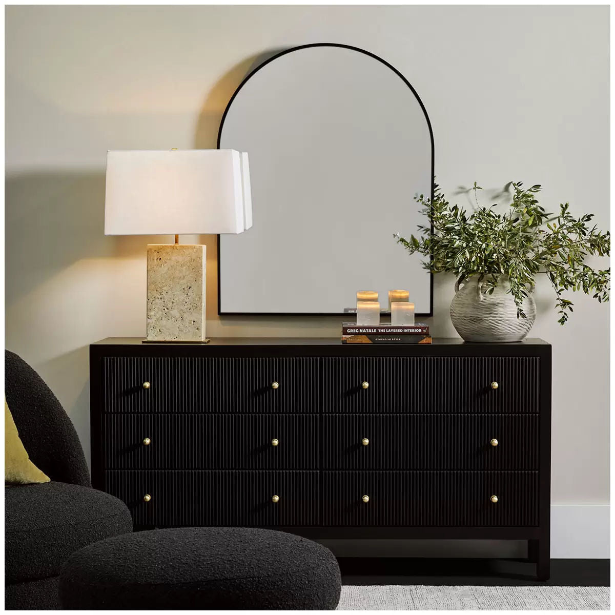 Archibald wall mirror V178-68933