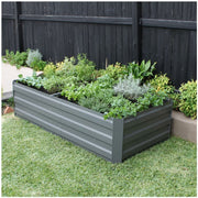 Large Garden Bed 180 x 90 x 45cm Slate Grey V178-68935