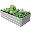 Large Garden Bed 180 x 90 x 45cm White V178-68936
