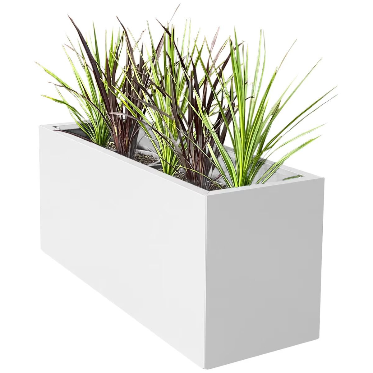 Designer Planter Box 900 x 340 x 400mm Vibrant White V178-68937