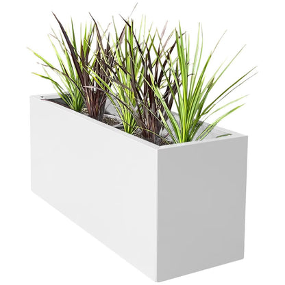 Designer Planter Box 900 x 340 x 400mm Vibrant White V178-68937