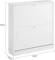 2 Drawer Shoe Cabinet Storage Unit V178-71884