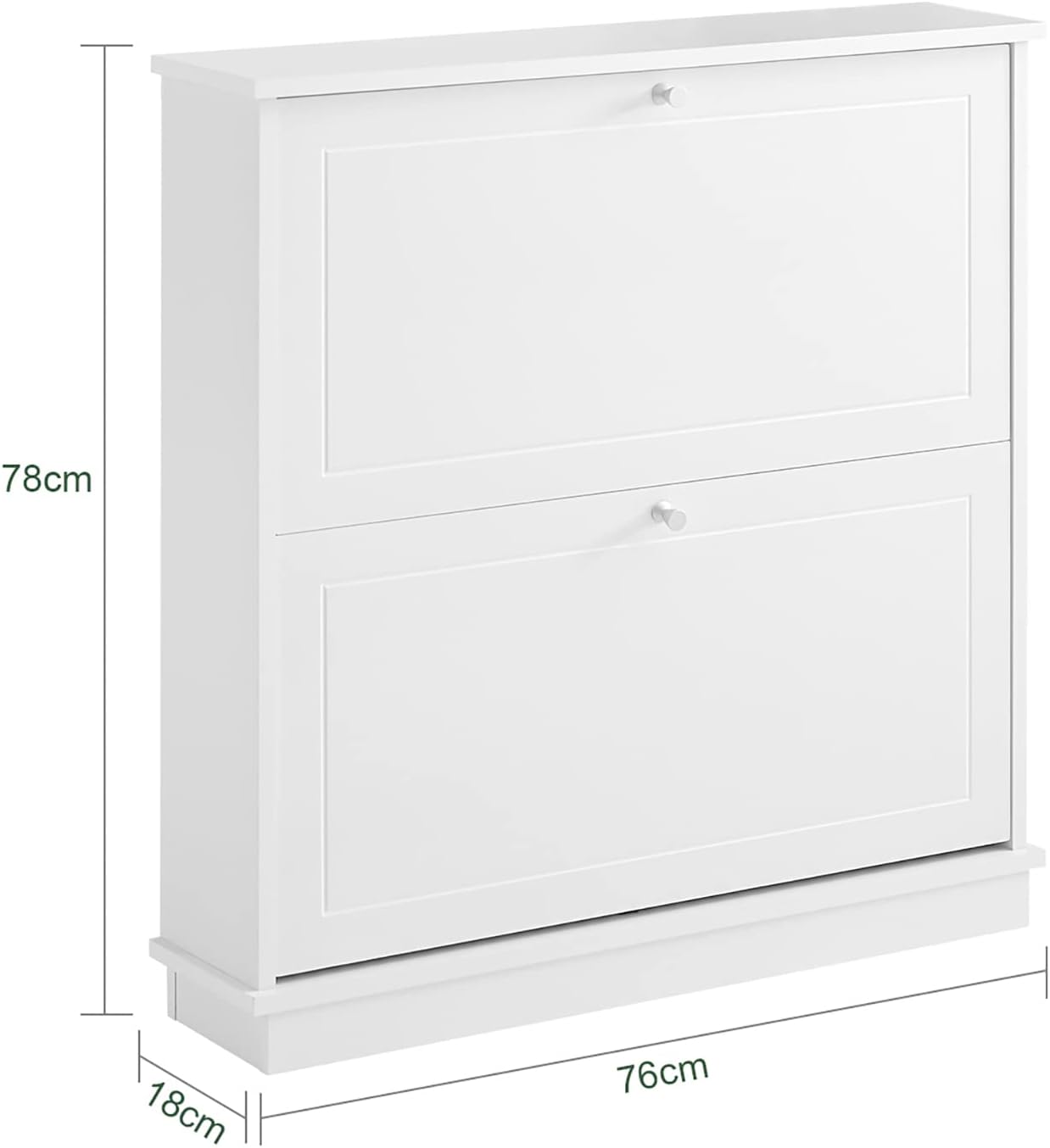 2 Drawer Shoe Cabinet Storage Unit V178-71884