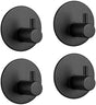 4 Pack Stainless Steel self-Adhesive Wall Hook for Bathroom and Kitchen V178-77770