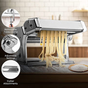 Pasta Maker Manual Steel Machine with 8 Adjustable Thickness Settings V178-82511