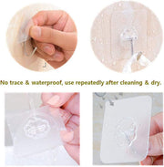 24 Packs Heavy Duty Adhesive Hooks Kitchen Wall Hooks V178-83096
