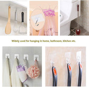 24 Packs Heavy Duty Adhesive Hooks Kitchen Wall Hooks V178-83096