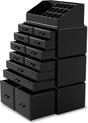 Makeup Cosmetic Organizer Storage with 12 Drawers Display Boxes (Black) V178-84123