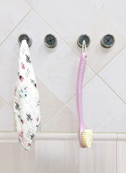 3 Pack Self Adhesive Round Towel Hooks for Kitchen and Bathroom V178-84385