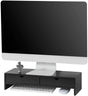 Black Monitor Stand Desk Organizer with 2 Drawers V178-84522