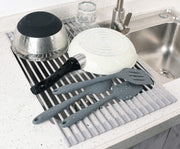 Over The Sink Multipurpose Roll-Up Dish Drying Rack (52 x 33 cm) V178-84527