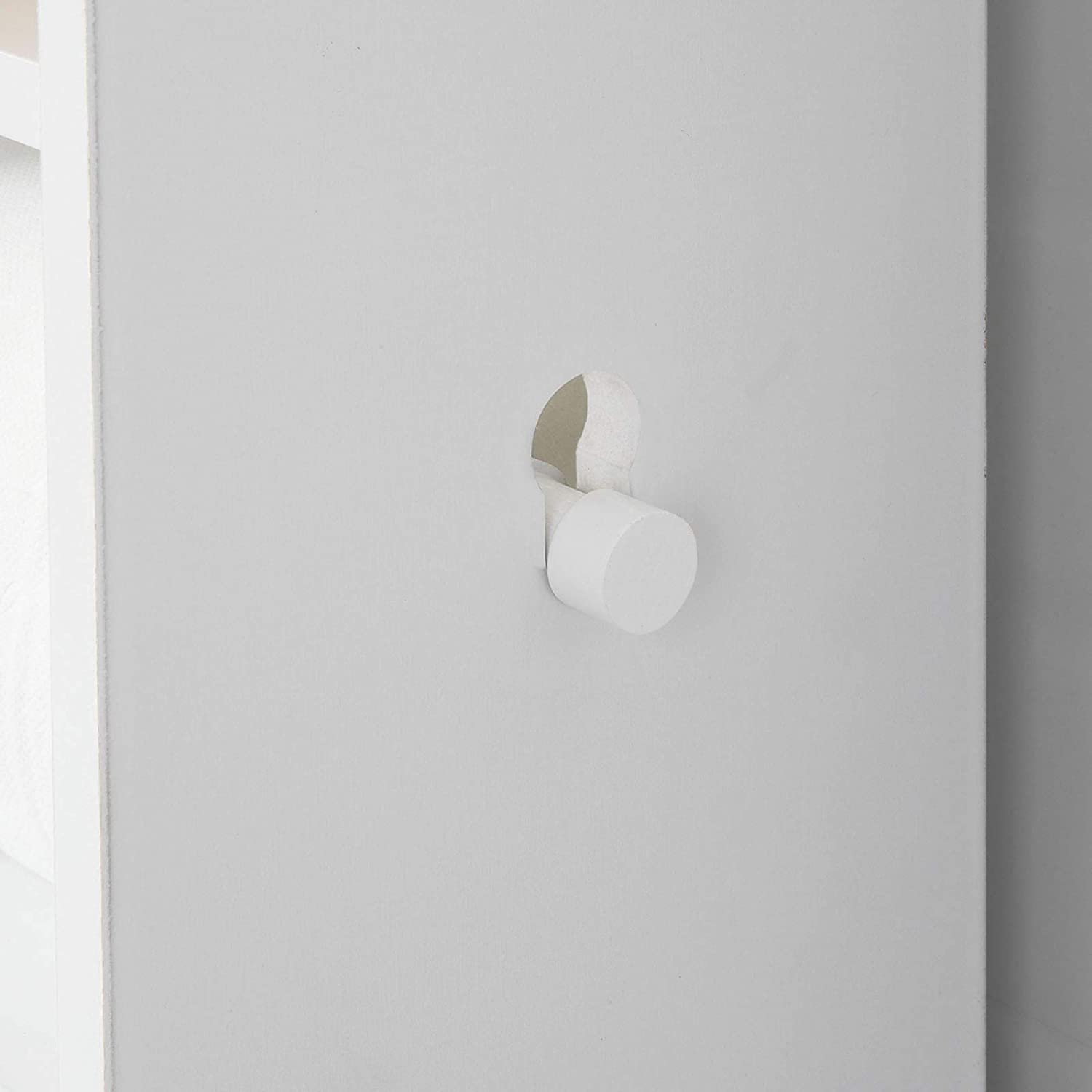 Toilet Paper Holder with Storage, Freestanding Cabinet, Toilet Brush Holder and Toilet Paper Dispenser V178-84706