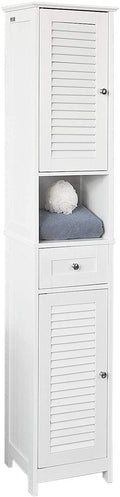 Freestanding Tall Bathroom Cabinet 170x32x30 cm V178-84713