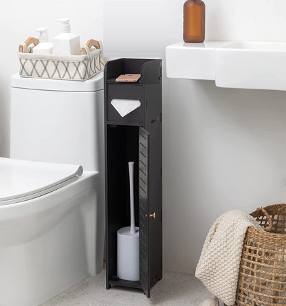 Toilet Paper Roll Holder for Bathroom (Black, 80 cm) V178-84780