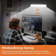54 LED Rechargeable Under Cabinet Night Lighting for Kitchen and Bedroom (Sliver and White Light) V178-86890