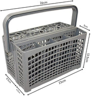 2 in 1 Universal Dishwasher Cutlery Basket (24 x 13 x 13 cm) V178-87484