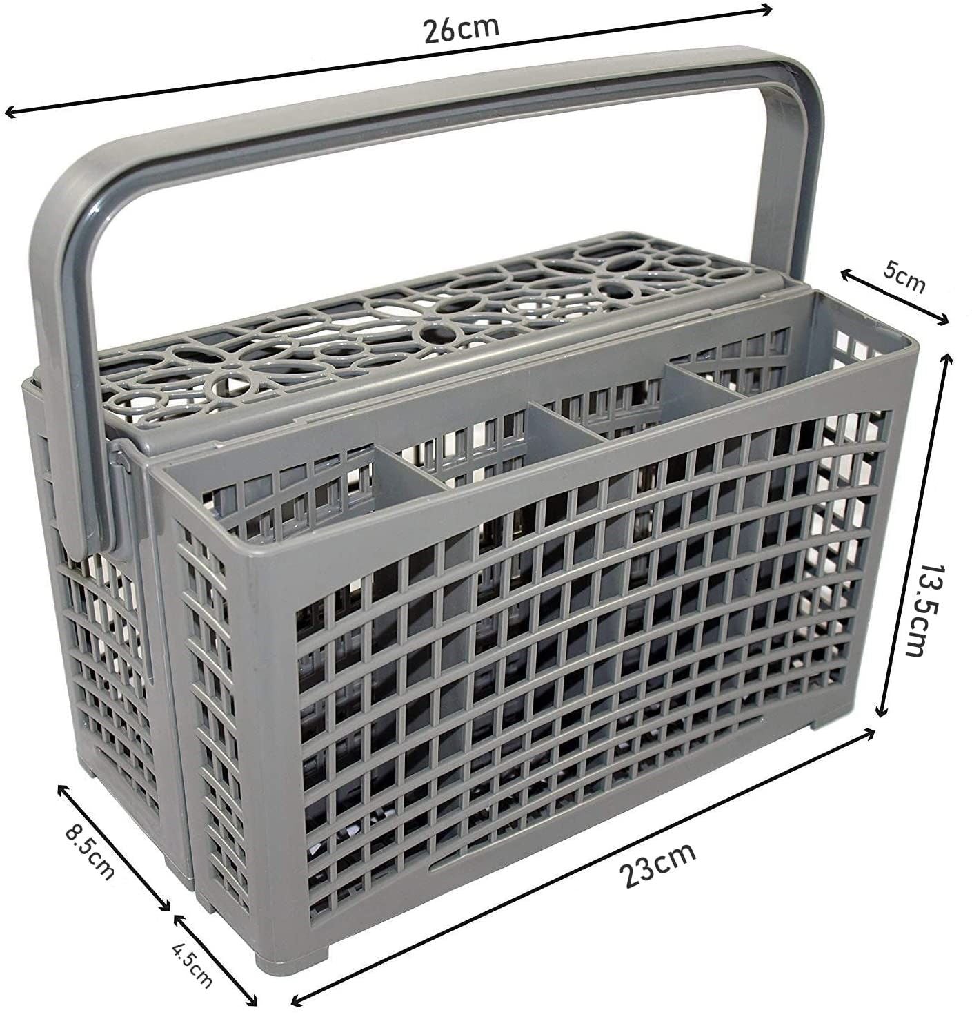 2 in 1 Universal Dishwasher Cutlery Basket (24 x 13 x 13 cm) V178-87484